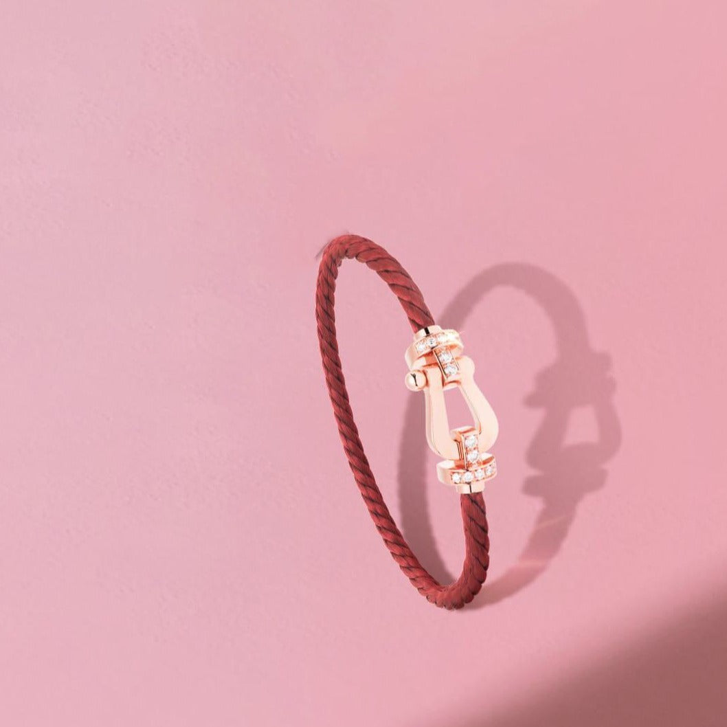 [Radiant Gem]¯FORCE 10 HALF DIAMOND PINK GOLD RED CORDERI LARGE AND MEDIUM MODEL