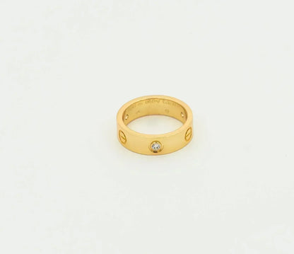 [Radiant Gem]¯LOVE RING 5.5MM 3 DIAMONDS GOLD