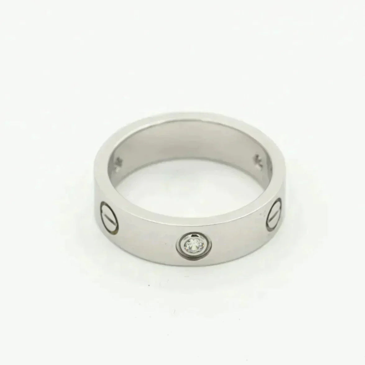 [Radiant Gem]¯LOVE RING 5.5MM 3 DIAMONDS SILVER
