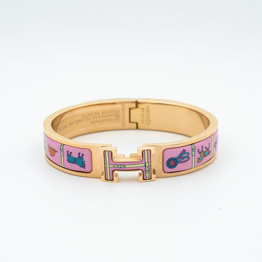 [Radiant Gem]¯H PINK GOLD BRACELET PINK CERAMIC