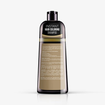 Instant Hair Coloring Shampoo + Conditioner (Light Brown Color)