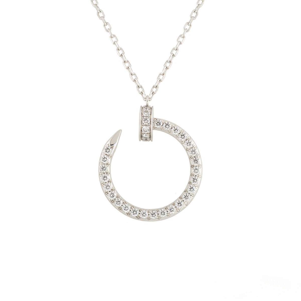 [Radiant Gem]¯JUSTE NECKLACE SILVER DIAMONDS