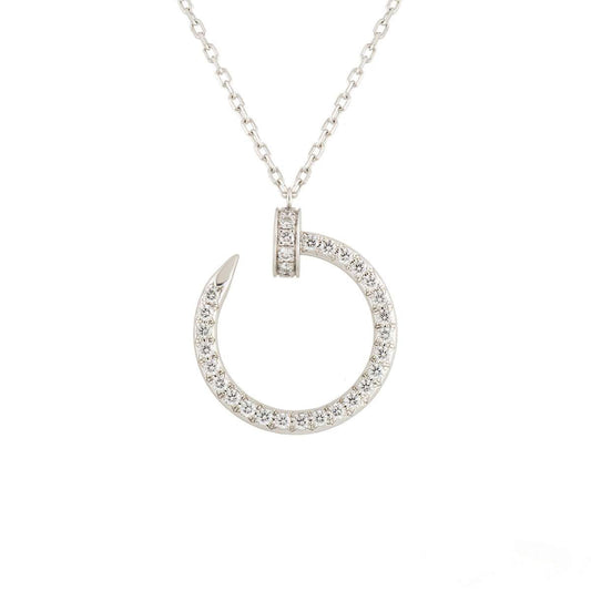 [Radiant Gem]¯JUSTE NECKLACE SILVER DIAMONDS