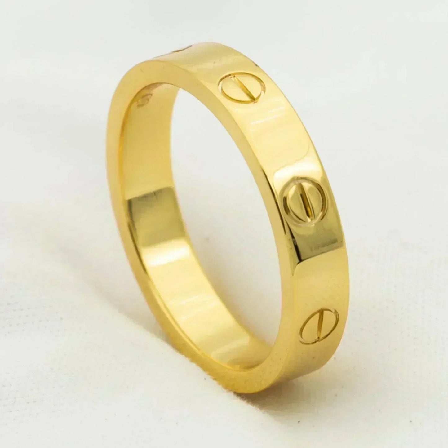 [Radiant Gem]¯LOVE RING 4MM 1 DIAMOND GOLD