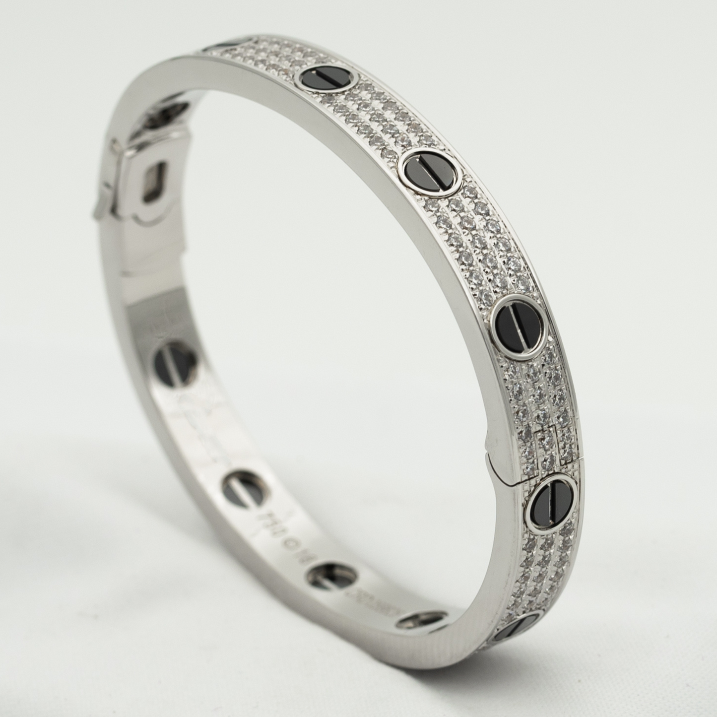[Radiant Gem]¯LOVE BRACELET 6.1MM DIAMOND-PAVED CERAMIC