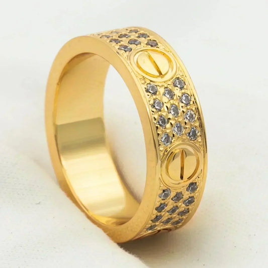 [Radiant Gem]¯LOVE RING 5.5MM DIAMONDS PAVED