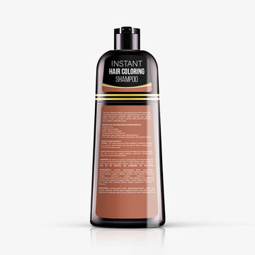 Instant Hair Coloring Shampoo + Conditioner (Walnut Brown Color)