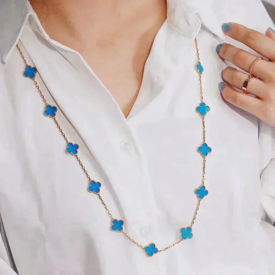 [Radiant Gem]¯CLOVER 20 MOTIFS TURQUOISE GOLD