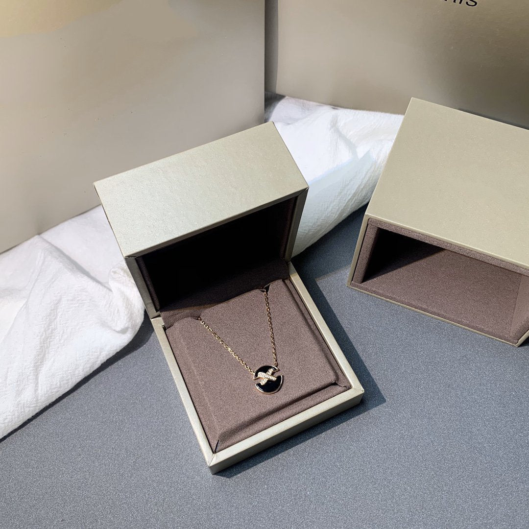 [Radiant Gem]¯JEUX DE PINK GOLD DIAMOND NECKLACE