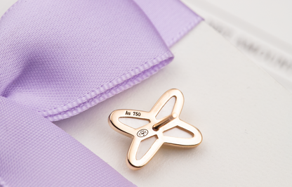 [Radiant Gem]¯JEUX DE WHITE MOP PINK GOLD DIAMOND EARRINGS