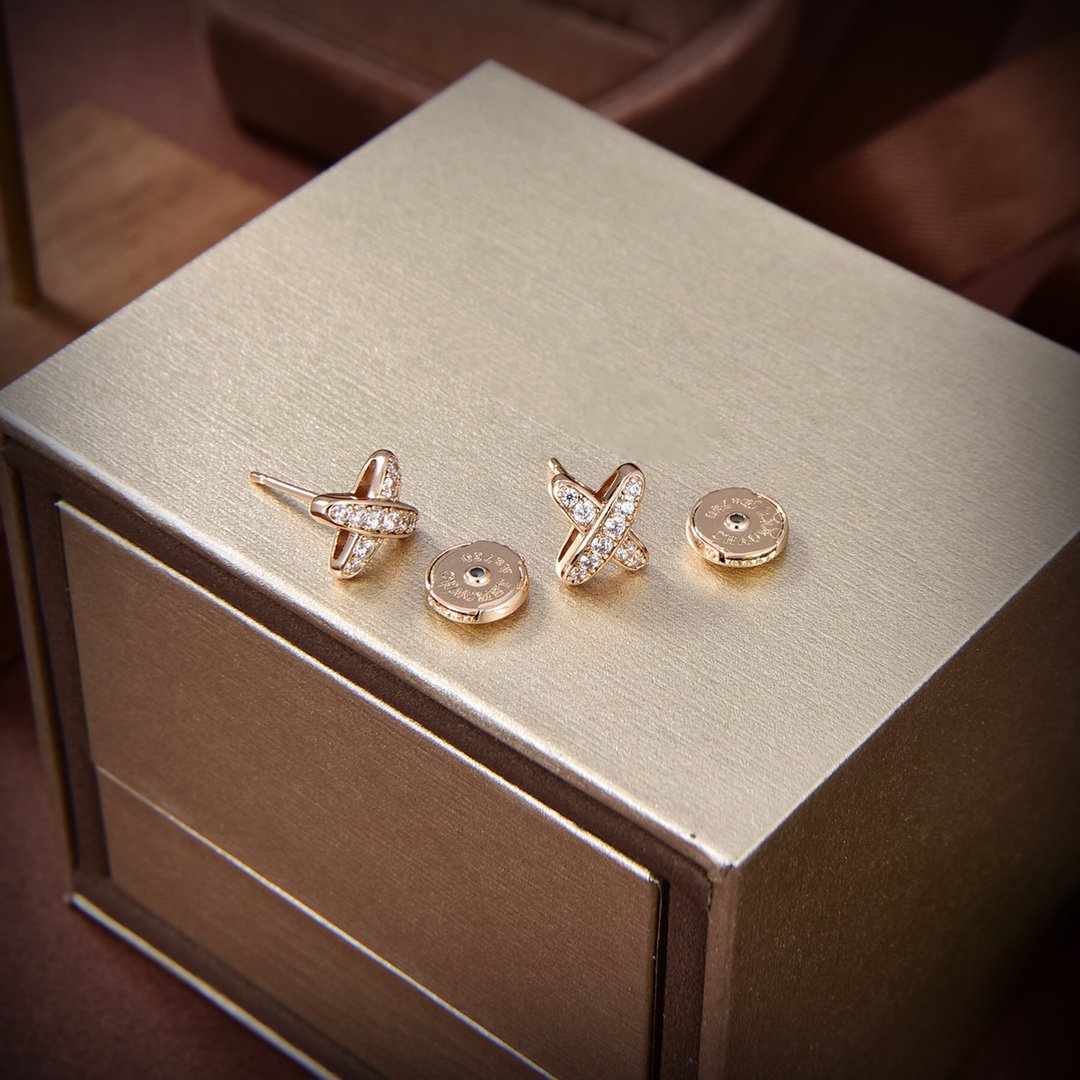 [Radiant Gem]¯JEUX DE GOLD DIAMOND EARRINGS