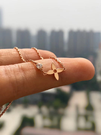 [Radiant Gem]¯BLOSSOM PENDANT PINK GOLD AND DIAMOND