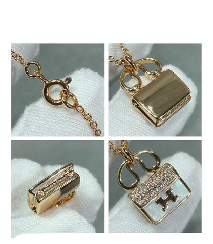 [Radiant Gem]¯H CIRCE MOISSANITE PENDANT NECKLACE GOLD