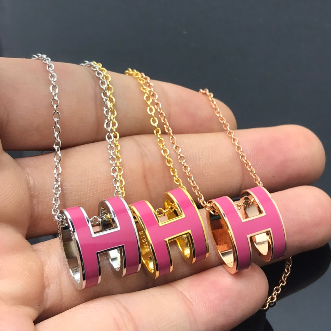 [Radiant Gem]¯H NECKLACE PINK