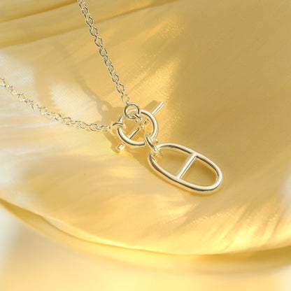 [Radiant Gem]¯HM CHAINE D'ANCRE PENDANT NECKLACE STERLING SILVER