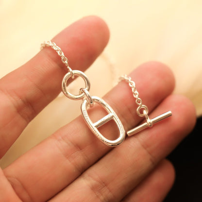 [Radiant Gem]¯HM CHAINE D'ANCRE PENDANT NECKLACE STERLING SILVER