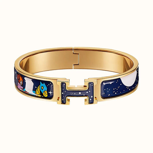 [Radiant Gem]¯H STAR AND MOON BRACELET 12MM