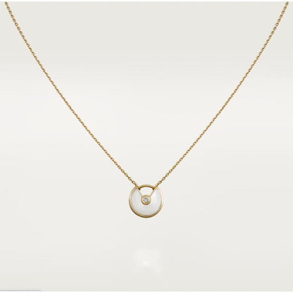 [Radiant Gem]¯AMULETTE ROSE GOLD MOP NECKLACE