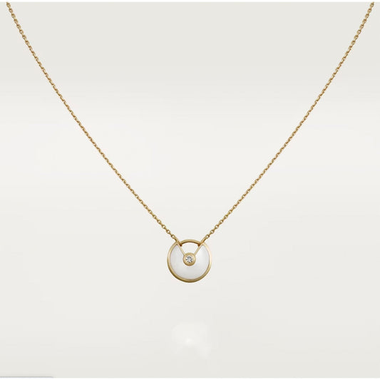 [Radiant Gem]¯AMULETTE ROSE GOLD MOP NECKLACE