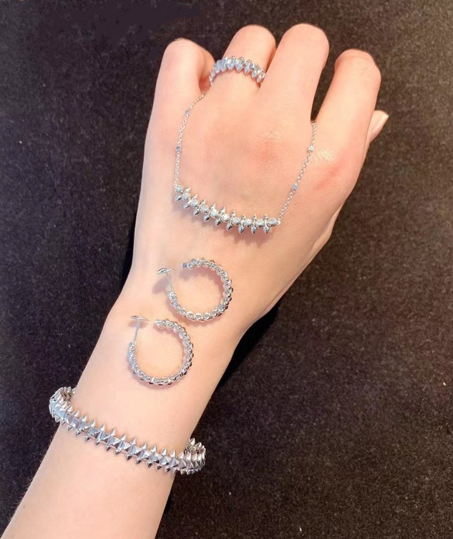 [Radiant Gem]¯CLASH SILVER BRACELET