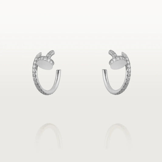 [Radiant Gem]¯JUSTE EARRINGS 12.75MM SILVER DIAMOND
