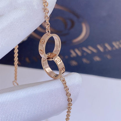 [Radiant Gem]¯LOVE BRACELET DOUBLE RING