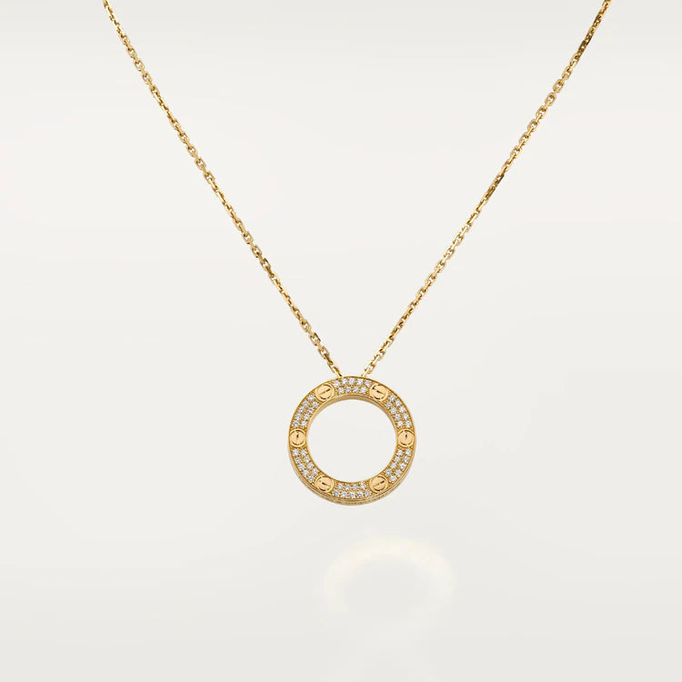 [Radiant Gem]¯LOVE NECKLACE ADJUSTABLE ROSE GOLD