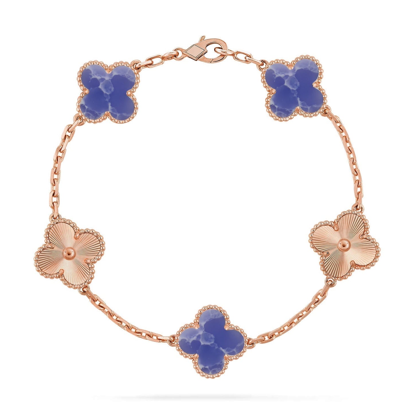 [Radiant Gem]New CLOVER 5 MOTIF BLUE VEINS BRACELET COLLECTION
