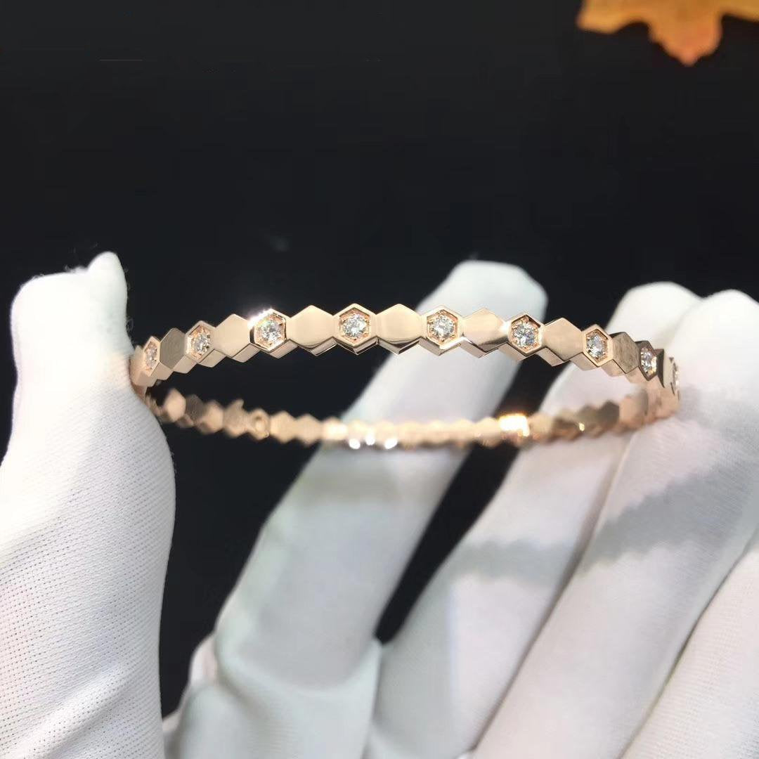 [Radiant Gem]¯BEE LOVE PINK GOLD DIAMOND BRACELET