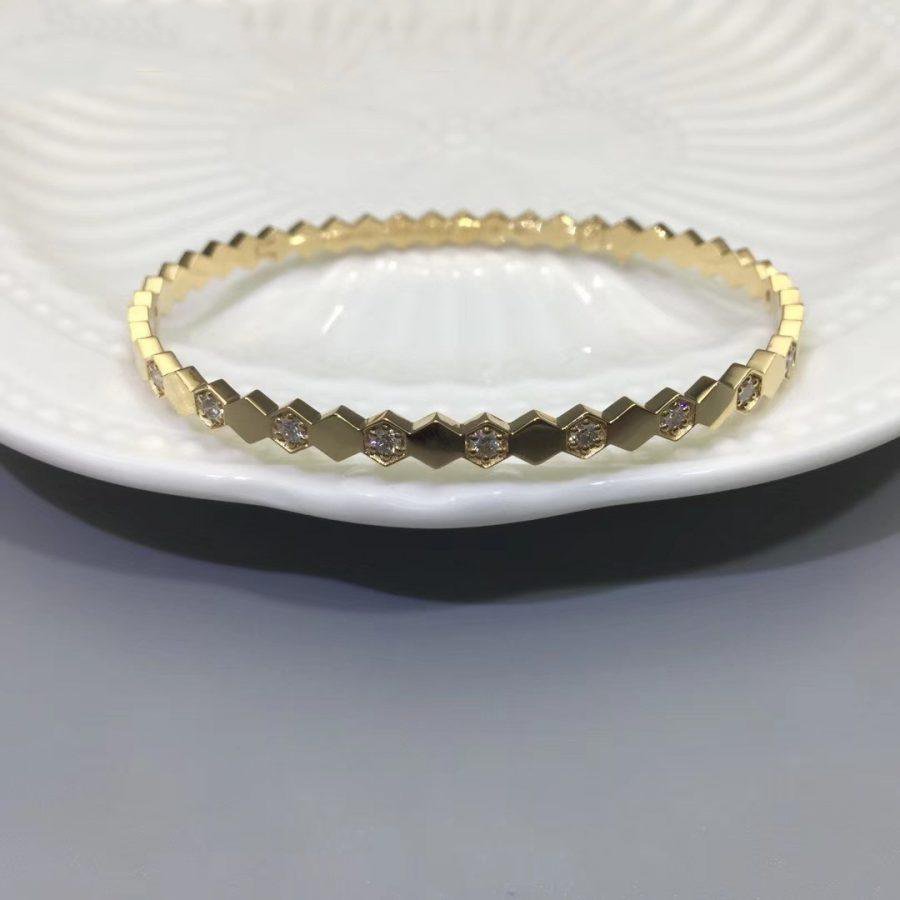 [Radiant Gem]¯BEE LOVE GOLD DIAMOND BRACELET