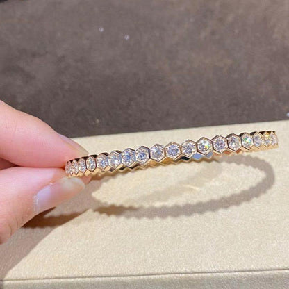 [Radiant Gem]¯BEE LOVE GOLD BRACELET FULL DIAMOND