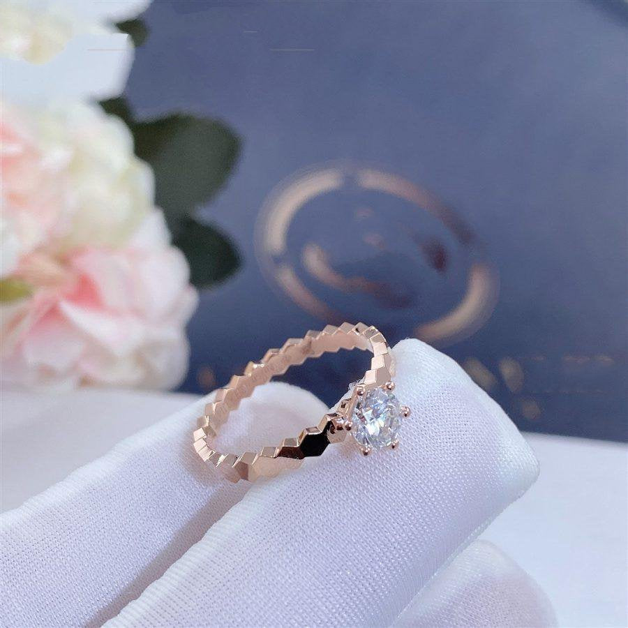 [Radiant Gem]¯BEE LOVE RING PINK GOLD 1 DIAMOND