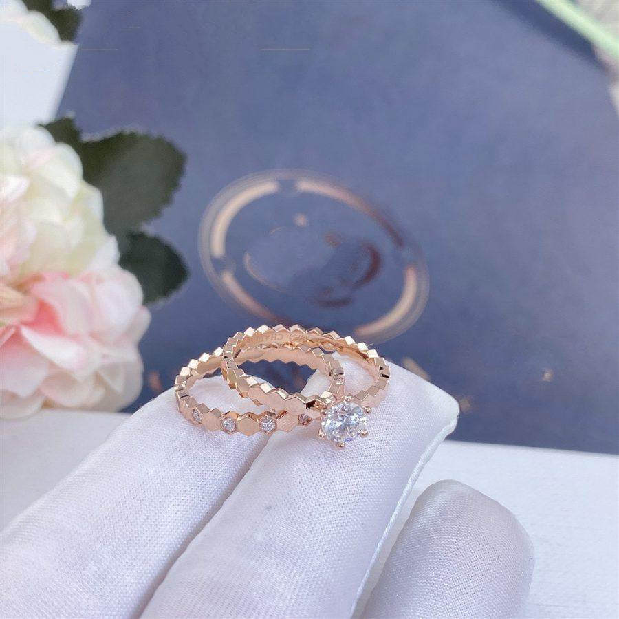 [Radiant Gem]¯BEE LOVE RING PINK GOLD 1 DIAMOND