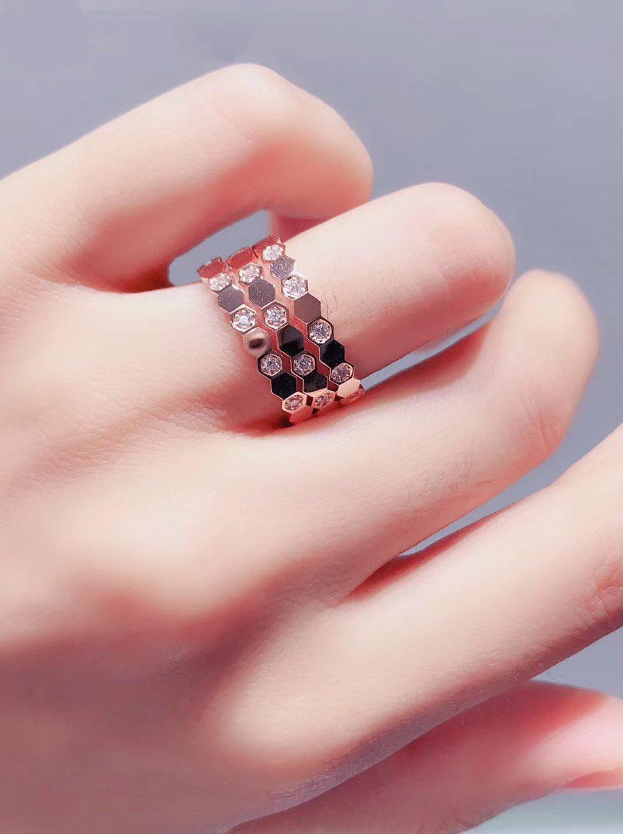 [Radiant Gem]¯BEE LOVE RING PINK GOLD DIAMOND