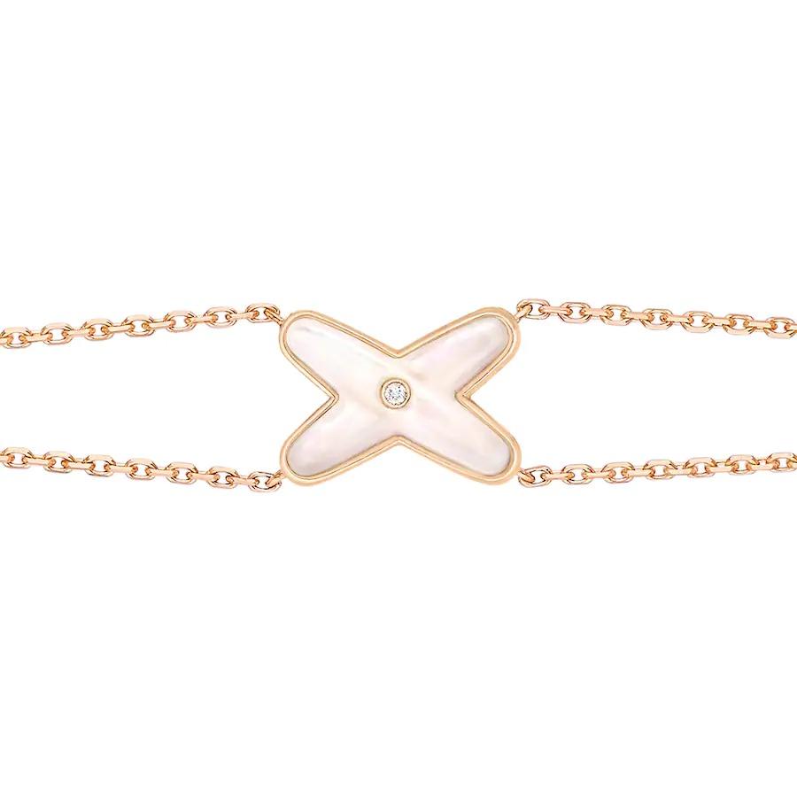 [Radiant Gem]¯JEUX BRACELET WHITE MOP PINK GOLD 1 DIAMOND