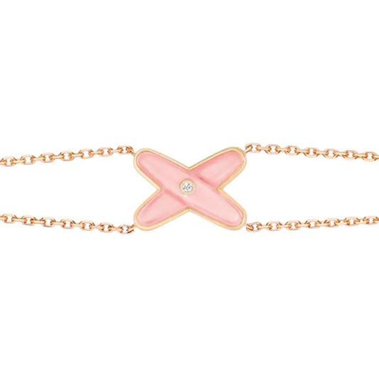 [Radiant Gem]¯JEUX BRACELET PINK MOP PINK GOLD 1 DIAMOND