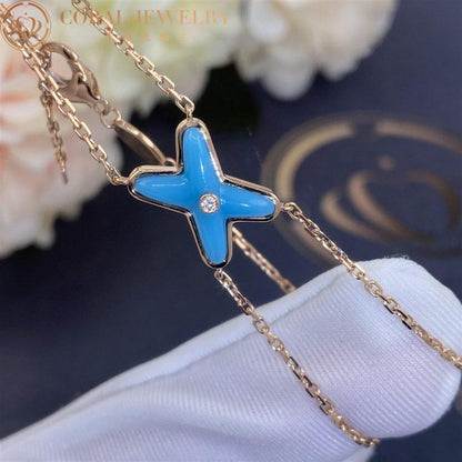 [Radiant Gem]¯JEUX BRACELET TURQUOISE PINK GOLD 1 DIAMOND