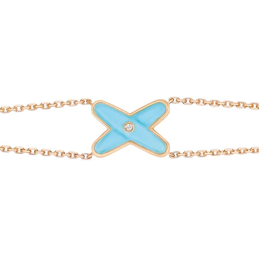 [Radiant Gem]¯JEUX BRACELET TURQUOISE PINK GOLD 1 DIAMOND
