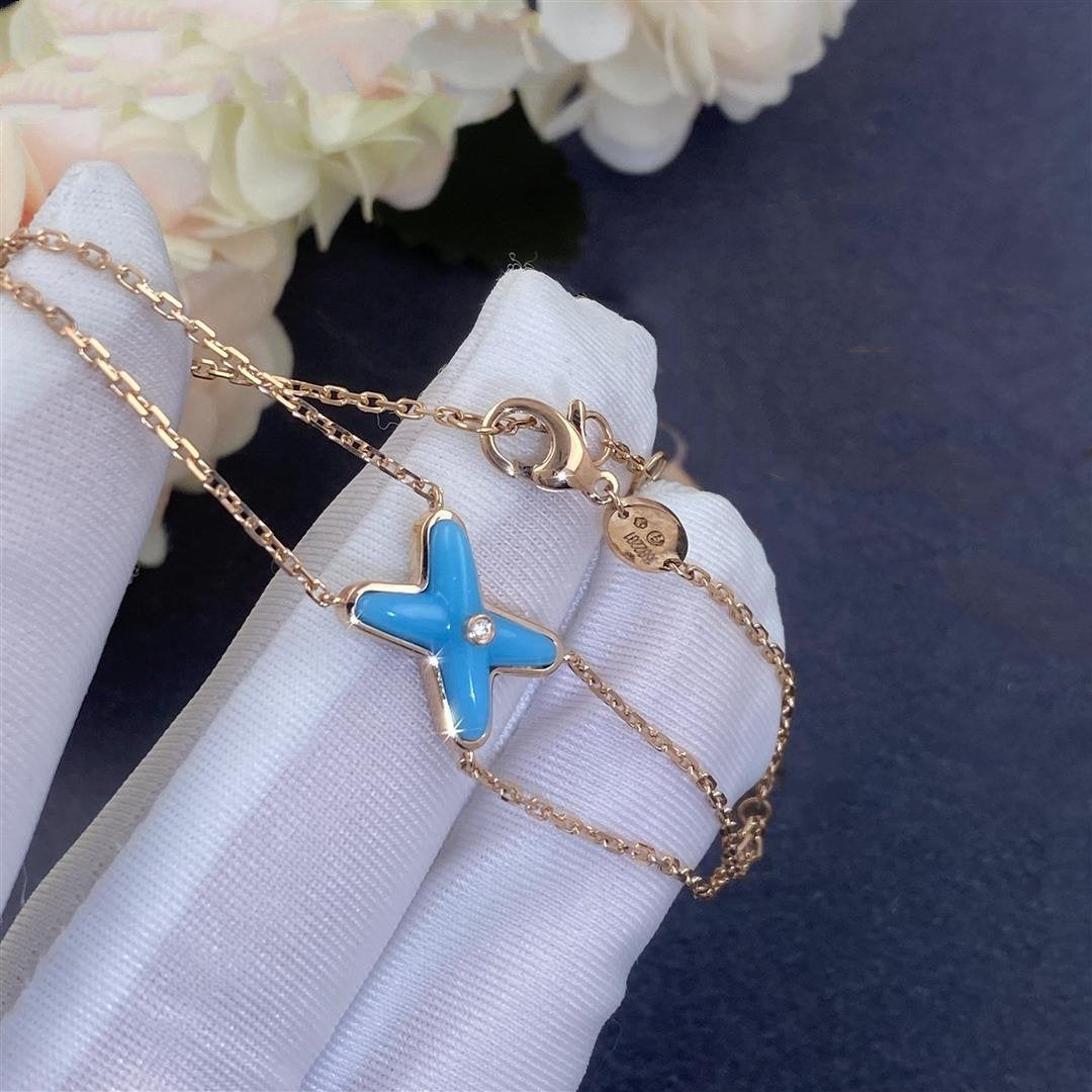 [Radiant Gem]¯JEUX BRACELET TURQUOISE PINK GOLD 1 DIAMOND