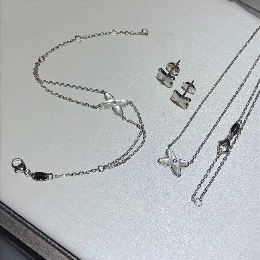 [Radiant Gem]¯JEUX BRACELET WHITE MOP SILVER 1 DIAMOND