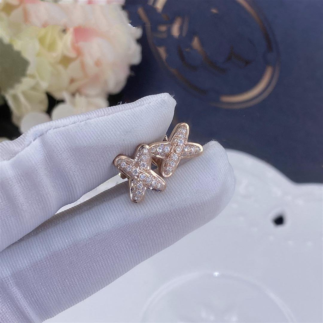 [Radiant Gem]¯JEUX DE PINK GOLD DIAMOND EARRINGS