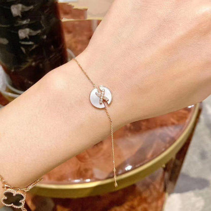 [Radiant Gem]¯JEUX DE BRACELET MOP PINK GOLD DIAMONDS