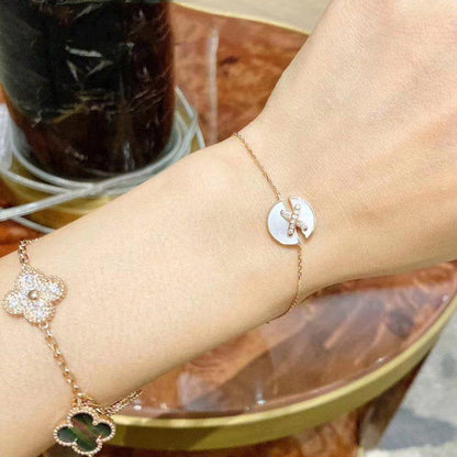 [Radiant Gem]¯JEUX DE BRACELET MOP PINK GOLD DIAMONDS