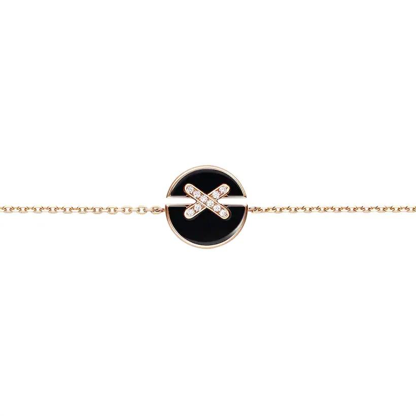 [Radiant Gem]¯JEUX DE BRACELET ONYX PINK GOLD DIAMOND