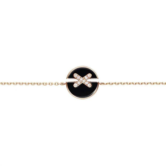 [Radiant Gem]¯JEUX DE BRACELET ONYX PINK GOLD DIAMOND