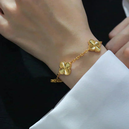 [Radiant Gem]New  CLOVER 5 MOTIF LASER BRACELET COLLECTION