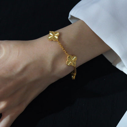 [Radiant Gem]New  CLOVER 5 MOTIF LASER BRACELET COLLECTION