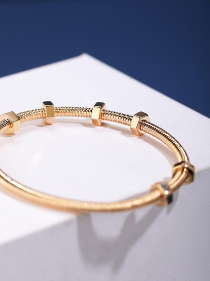 [[Radiant Gem]¯]CT THREADED BRACELET