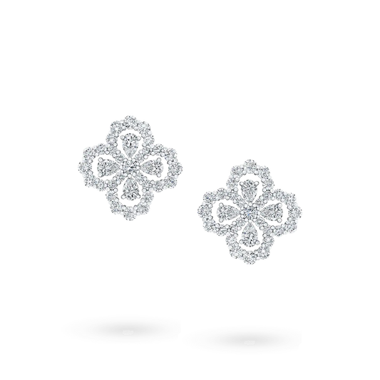 [Radiant Gem]¯LOOP EARRINGS FULL MOTIF DIAMOND 16MM