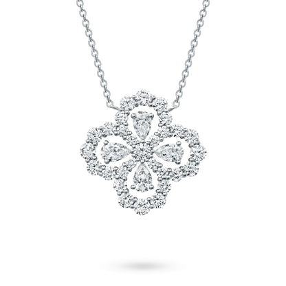 [Radiant Gem]¯LOOP NECKLACE FULL MOTIF DIAMOND 16MM MULTIPLE COLORS